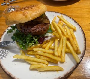 Beyond Meat Burger  at Patchwork in Barcelona