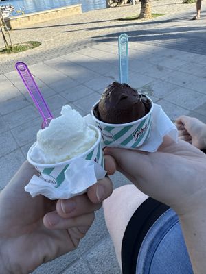 Yuzu and chocolate   at Ice Dreams in Mallorca