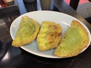 Vegan Yuba gyoza  at Azuma in Nikko