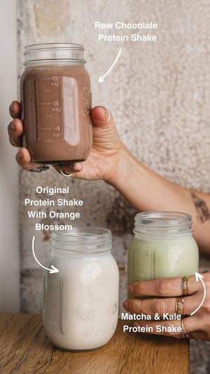 Wild Protein Shakes, organic, vegan, homemade, protein powder, glutenfree, healthy at Wild & The Moon - West in Amsterdam