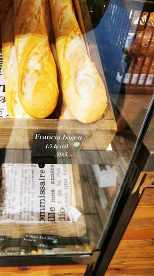 Vegan French Baguette at Belga Pékség & Kávézó in Budapest