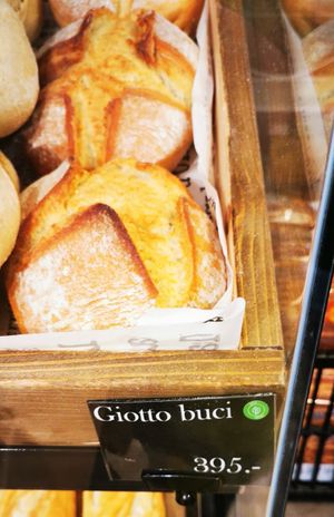 Vegan "Giotto" potato bun at Belga Pékség & Kávézó in Budapest