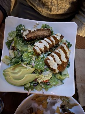 Buffalo chicken salad  at Shelter Lounge in Seattle