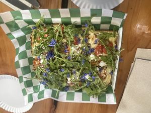   at Bookie's Pizza in Santa Cruz