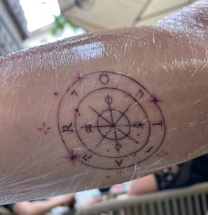 Tatuaje recién terminado   at Murlok Tattoo in Madrid