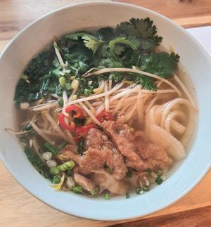 rice noodles at Vegan Insa - 비건인사 in Seoul