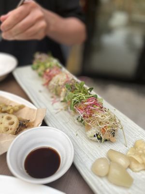 California rolls  at Vegan Insa - 비건인사 in Seoul