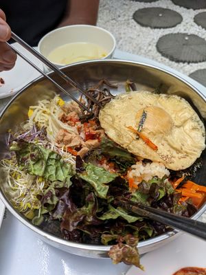 Bibimbap at Vegan Insa - 비건인사 in Seoul