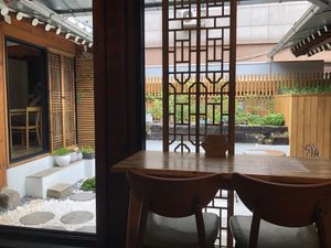 Courtyard inside.   at Vegan Insa - 비건인사 in Seoul
