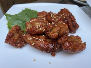 Fried Chicken  at Vegan Insa - 비건인사 in Seoul