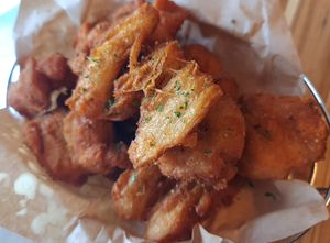 Curry Soy Chicken - close-up at Vegan Insa - 비건인사 in Seoul