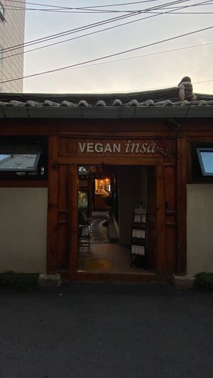 Such a cute outside  at Vegan Insa - 비건인사 in Seoul