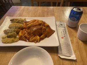 Vegan tteokbokki   at Vegan Insa - 비건인사 in Seoul