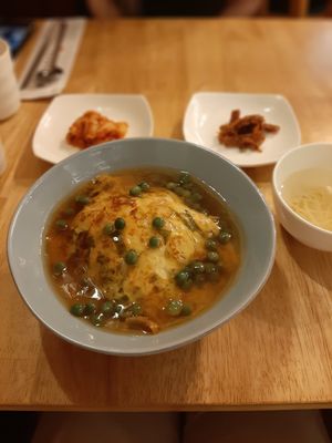 Vegan Egg Rice at Vegan Insa - 비건인사 in Seoul