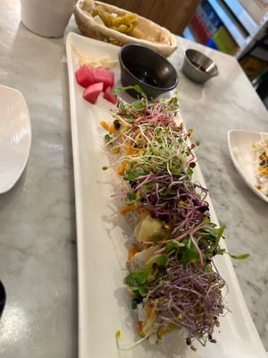 California roll at Vegan Insa - 비건인사 in Seoul