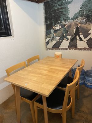 Inside - two different seating options   at Vegan Insa - 비건인사 in Seoul