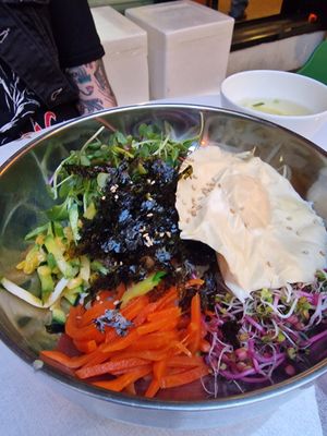 Bibimbap at Vegan Insa - 비건인사 in Seoul