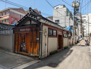 Street view at Vegan Insa - 비건인사 in Seoul