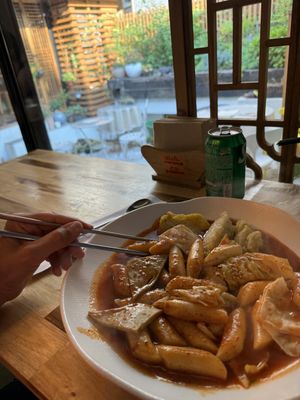 tteokbokki  at Vegan Insa - 비건인사 in Seoul