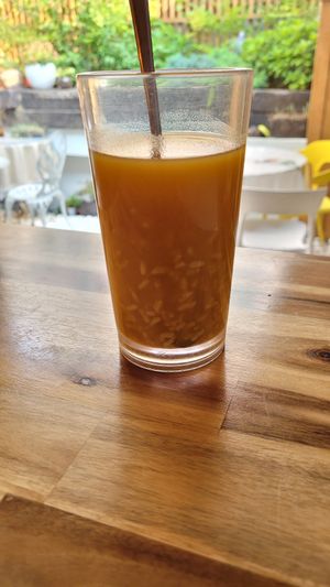 Sweet potato sikhye at Vegan Insa - 비건인사 in Seoul