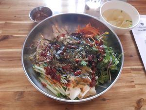 Spicy Noodles at Vegan Insa - 비건인사 in Seoul