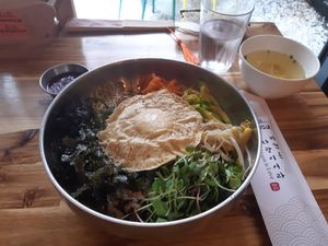 Bibimbap at Vegan Insa - 비건인사 in Seoul