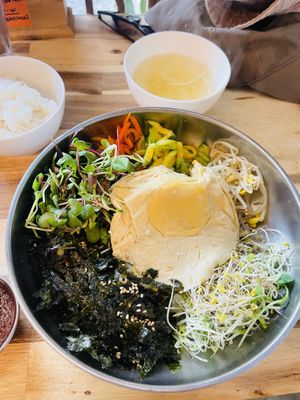 Vegan egg   at Vegan Insa - 비건인사 in Seoul