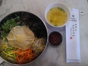 Bibimbap at Vegan Insa - 비건인사 in Seoul