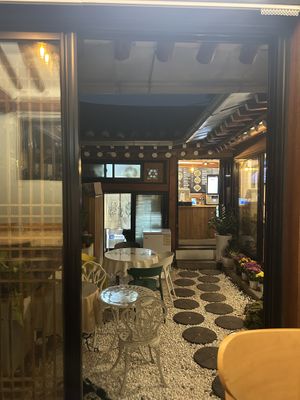 Courtyard view  at Vegan Insa - 비건인사 in Seoul