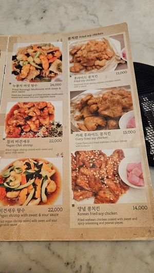 Menu 2024 at Vegan Insa - 비건인사 in Seoul