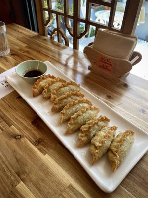 Fried dumplings   at Vegan Insa - 비건인사 in Seoul