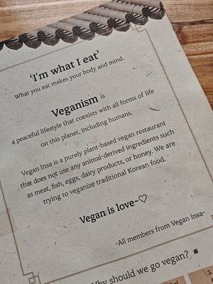  at Vegan Insa - 비건인사 in Seoul
