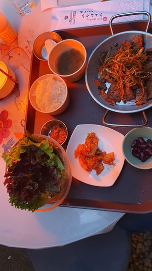 Vegan dish at Vegan Insa - 비건인사 in Seoul