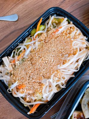 Pad Thai- dry, and wasn’t super flavorful  at Veggie Fun in Providence