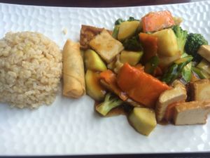 lunch portion at Veggie Fun in Providence