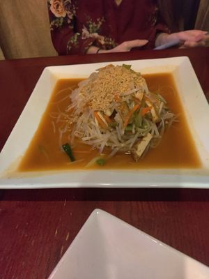 Pad thai at Veggie Fun in Providence