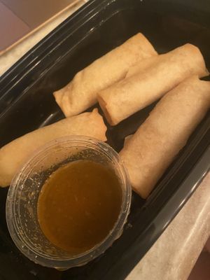 Spring roles  at Veggie Fun in Providence
