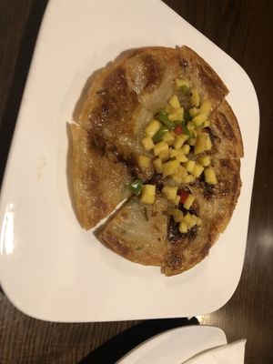 A9 scallion pancakes   at Veggie Fun in Providence