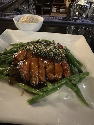Teriyaki Smoke Seitan  at Veggie Fun in Providence