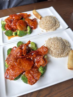 Orange Seitan  at Veggie Fun in Providence