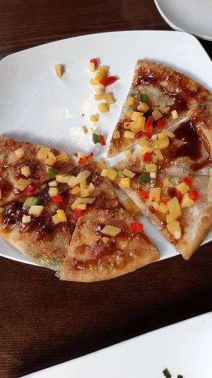 Scallion pancake at Veggie Fun in Providence