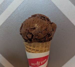 Hazelnut Chocolate Cookies and Cream at Salt & Straw - Division in Portland