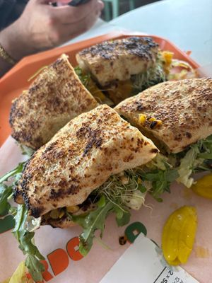 Amazing vegan sandwich option with fresh ingredients and an amazing combination of flavors! The bread was next level and I will miss the sandwich when I’m back in Austin 😢 at Bordo in Marfa
