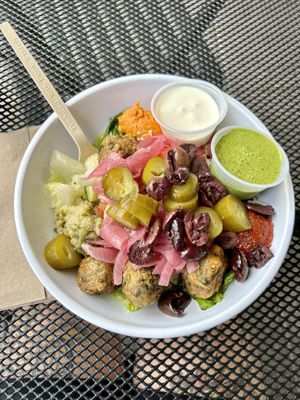 Greens and grains build your own  at CAVA in Winter Park