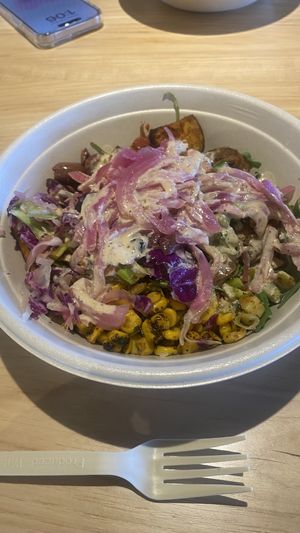 Custom falafel bowl  at CAVA in Winter Park