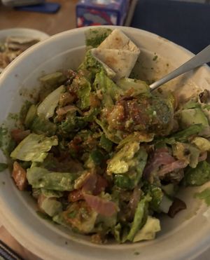 Made my own salad. All sorts of good vegan elements in there.  at CAVA in Winter Park