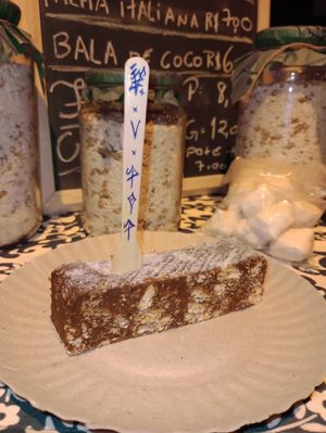 Palha italiana at Vpop Vegan in Londrina