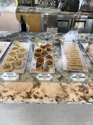 Standard 3 vegan options  at Asali Desserts & Cafe in Cary