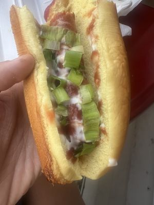 Are you kidding what is this  at DogSlinger in Stevensville