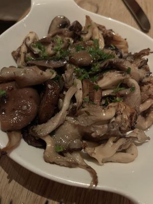 Roasted Local Mushrooms  at Agricola Eatery in Princeton